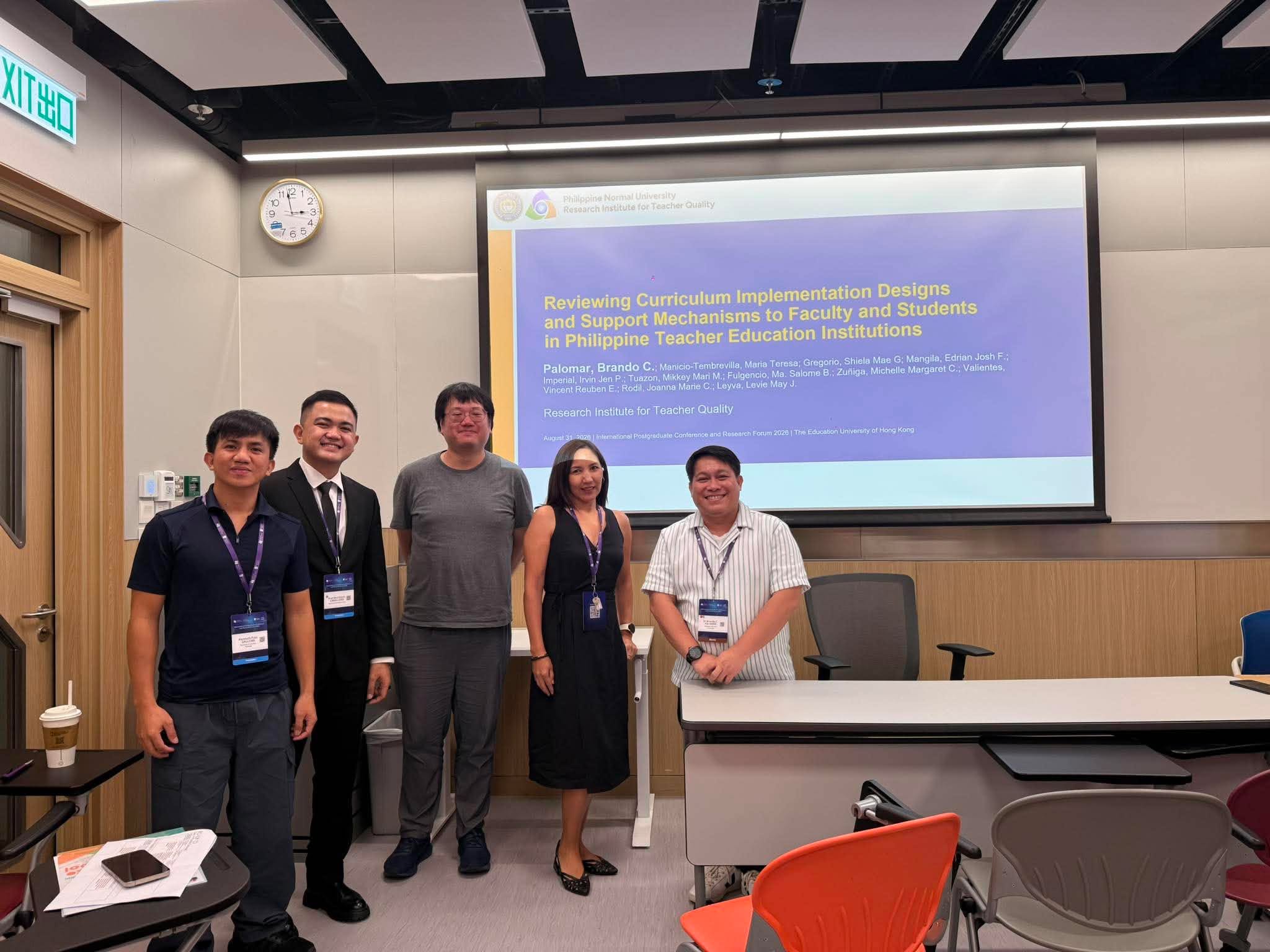 RITQ Director Represents PNU-RITQ at EdUHK IPCRF 2026